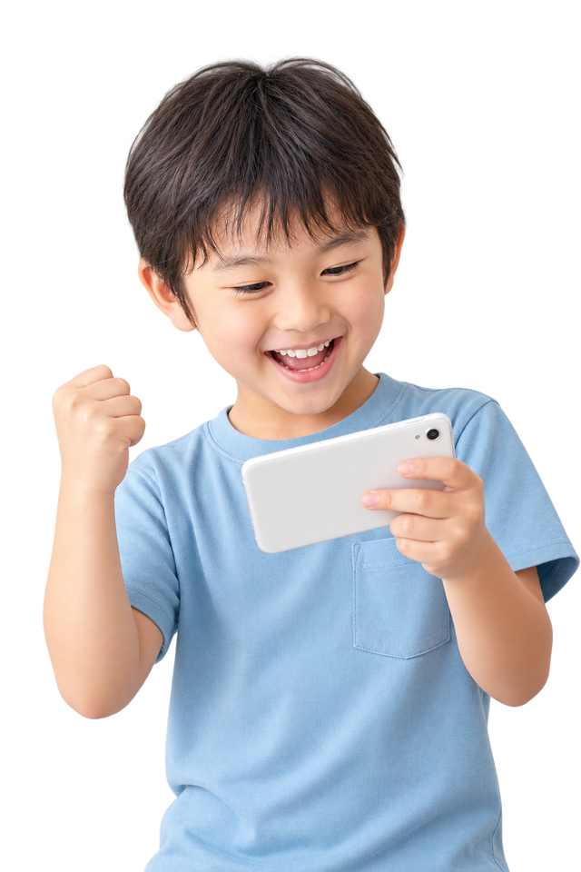 演奏に成功して喜ぶお子さま